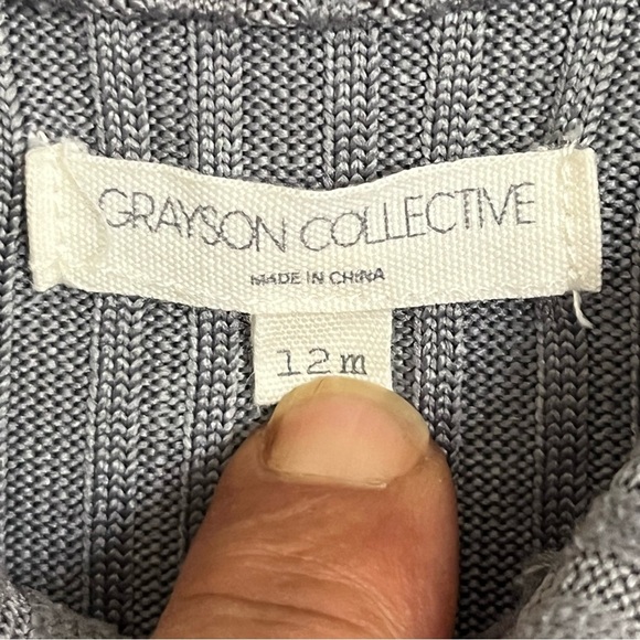 Size 12 Months Grayson Collective Baby Boys Ribbed Button Bodysuit Spring - Picture 11 of 11